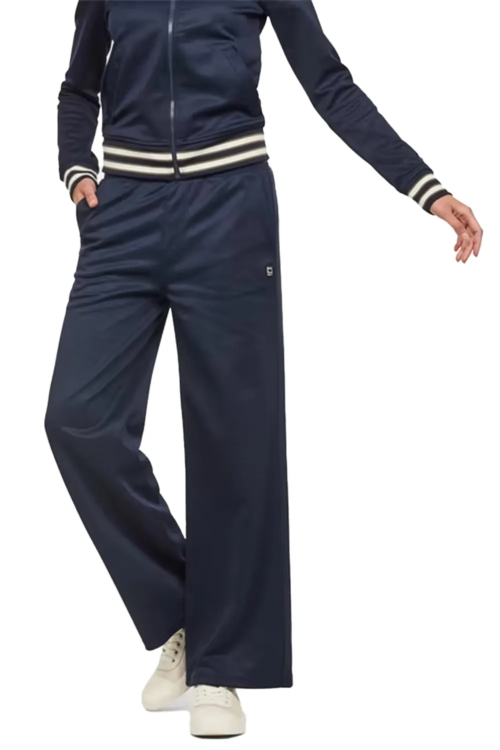 Дамски панталони G‑Star RAW Lucay Wide Track 7159969 16113‑43  Средна талия  Широк крачол  Размер S  Тъмносин