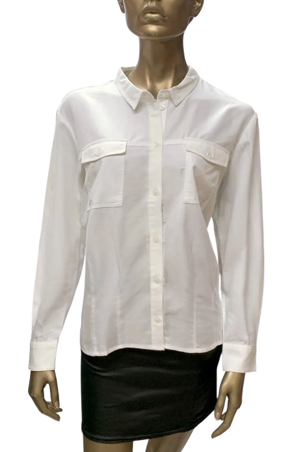 Дамска риза G-Star RAW Rovic Pleated Shirt 4094423 16113-47  New Latter Twill  Лиосел и памук  XL  Бял