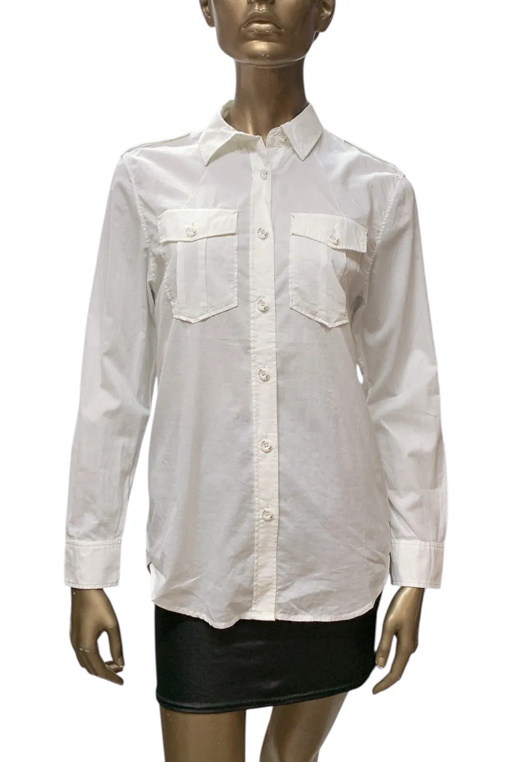 Дамска риза G-Star RAW Rovic Shirt 7542761 16113-46  Regular fit  Desert voile  Памук  S  Бял