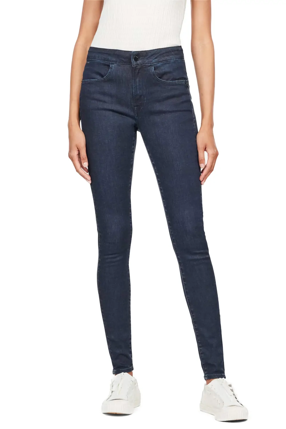 Дамски дънки G-Star RAW CITI-YOU High Super Skinny 7854888 16113‑24  Moson Ultimate Stretch  Памук  W27-L32  Син