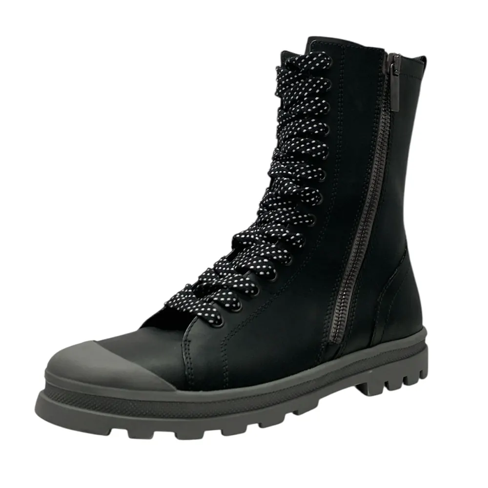 Мъжки боти Diesel E 3165106 16121-25  Цип  Връзки  Естествена кожа  UK9  43 EU  Черен  Произведено в Италия