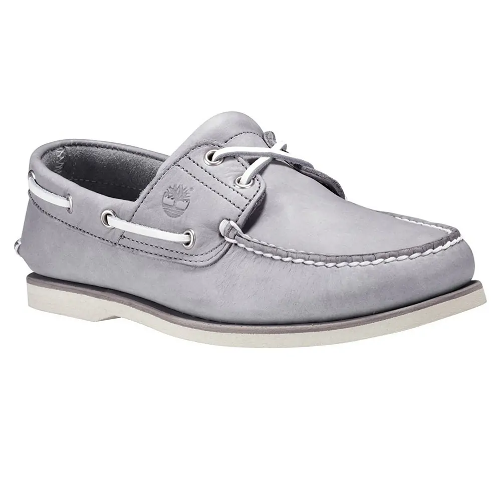 Мъжки мокасини Timberland A1F16  Classic 2 Eye  Естествена кожа  Сив