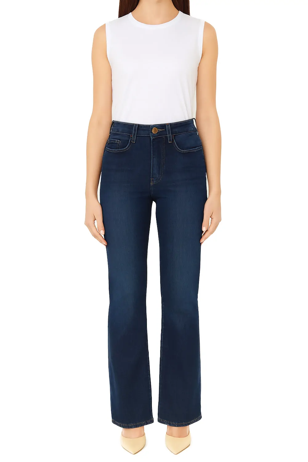 Дамски дънки Diesel Skinny Fit Flare 8001656  Памук  W25  Тъмносин  16121-42
