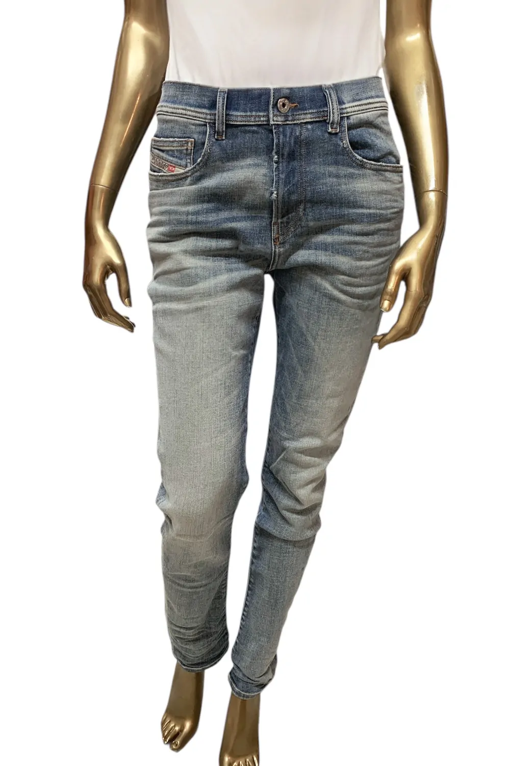 Дамски дънки Diesel Tapered Fit  8221027  16121-38  Леко стеснена кройка  Памук  W32  Светлосин