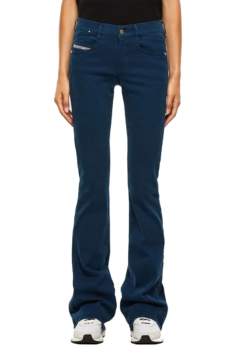 Дамски дънки Diesel 1969 D-EBBEY Bootcut 1231064  Flare Fit  Памук  W23  Тюркоазено син  16121-42
