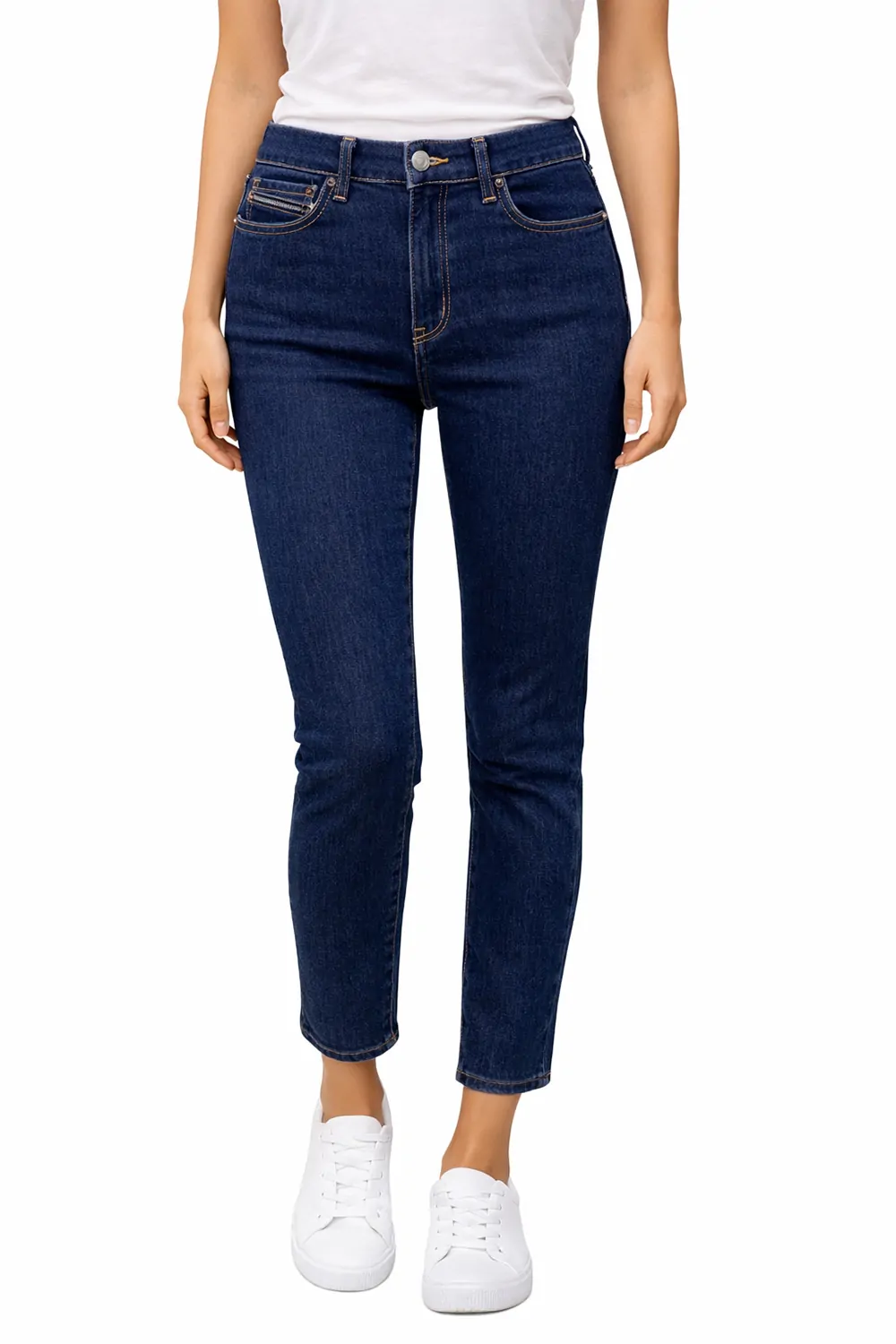 Дамски дънки Diesel 6001369  Skinny Fit  Mid Waist  Памук  W23  Тъмносин  16121-44