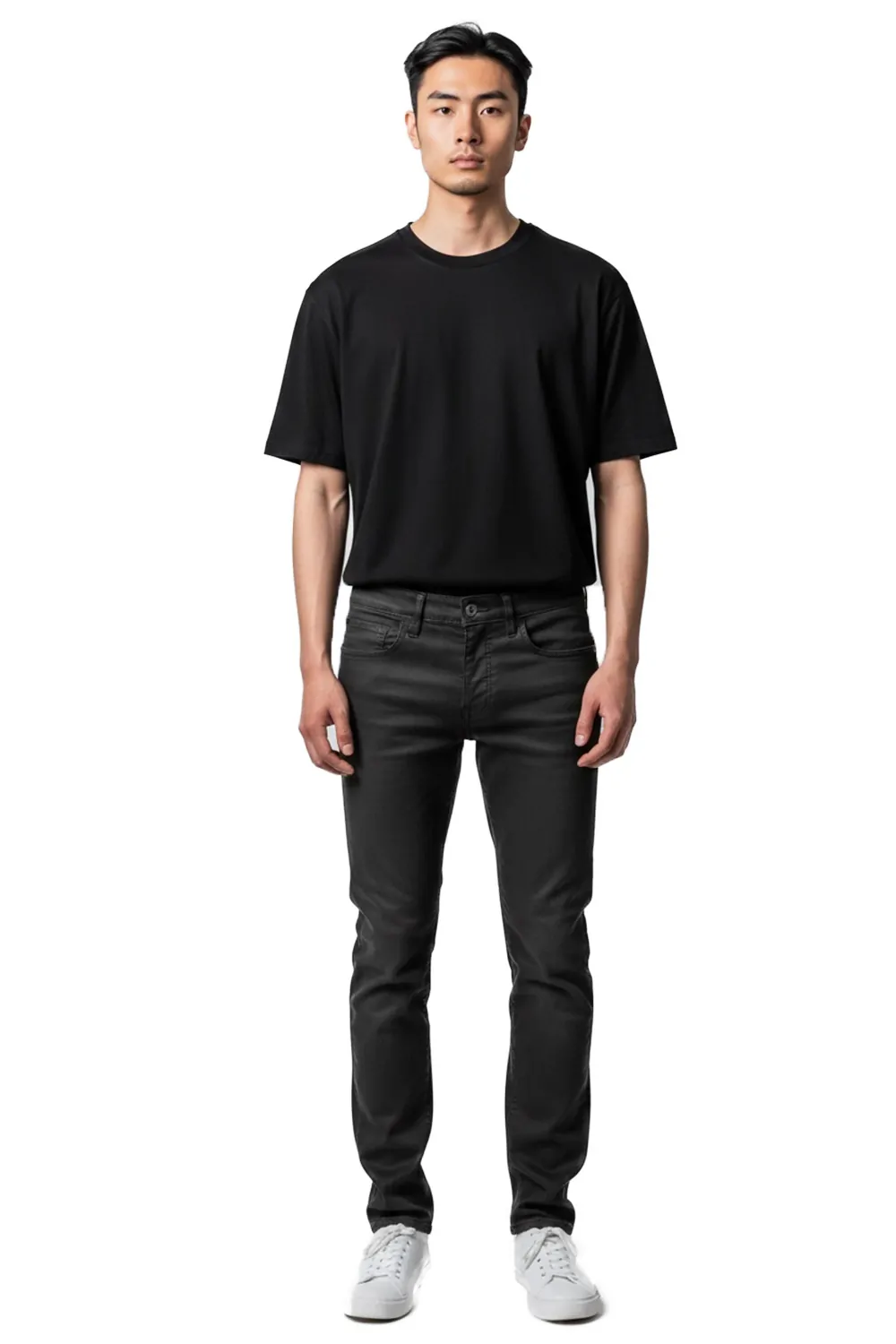 Мъжки дънки Diesel 2001300  Skinny Fit  Блясък  Памук  W28  Черен  16121-44