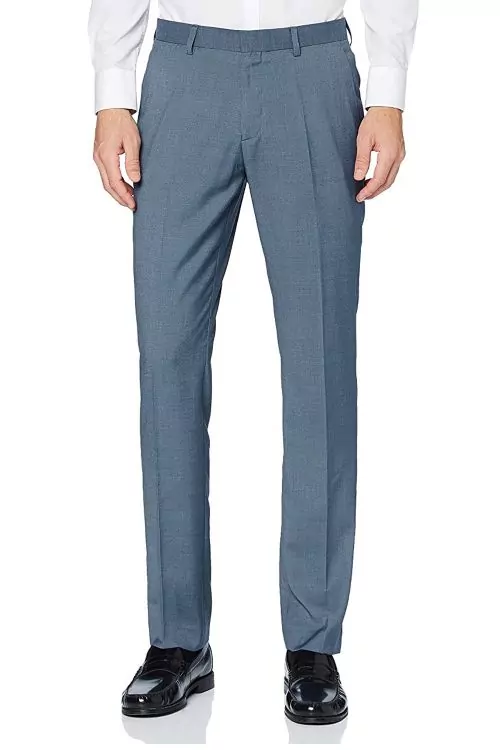 Мъжки официален панталон Find  Regular fit  Светлосин