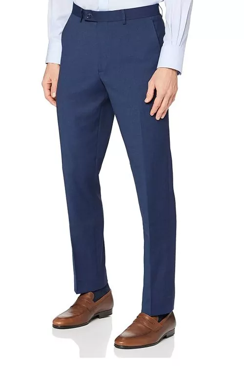 Мъжки официален панталон Find  Regular fit  Син