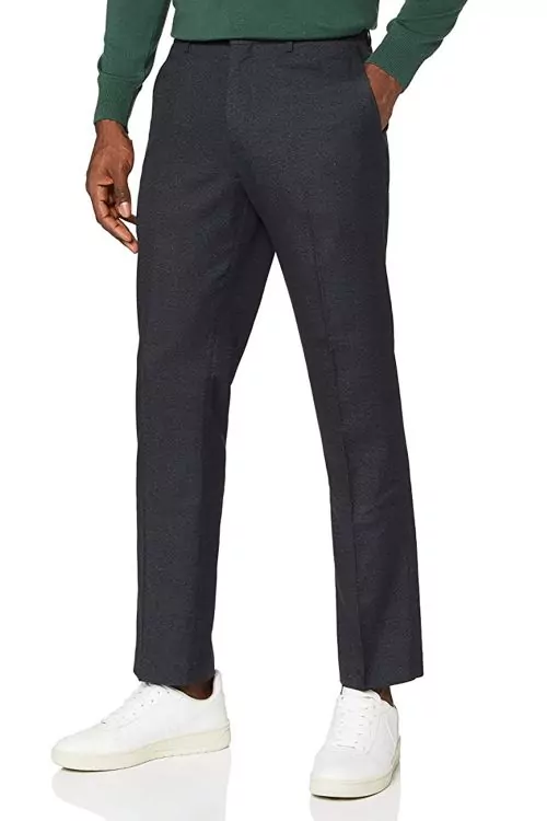 Мъжки официални панталон Find  Regular Fit  Права кройка  Тъмносив