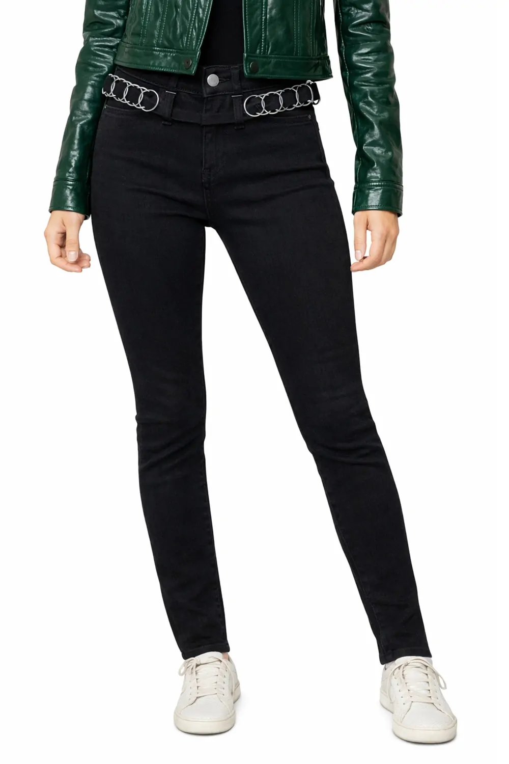Дамски дънки Diesel 7001087  Skinny Fit  Средновисока талия  Памук  W24  Черен  16121-31