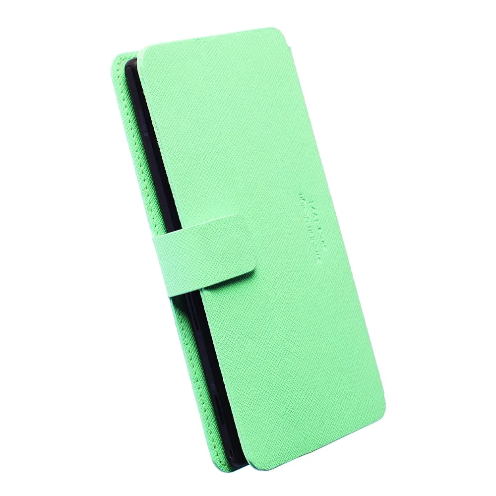 Калъф за телефон Krusell Malm ouml   0760955 10-82  3XL  Flip wallet дизайн  Еко кожа  за Sony XPERIA X Compact  Samsung Galaxy A3 (2016)  iPhone 7  71 x 139 x 12 мм  Ментa