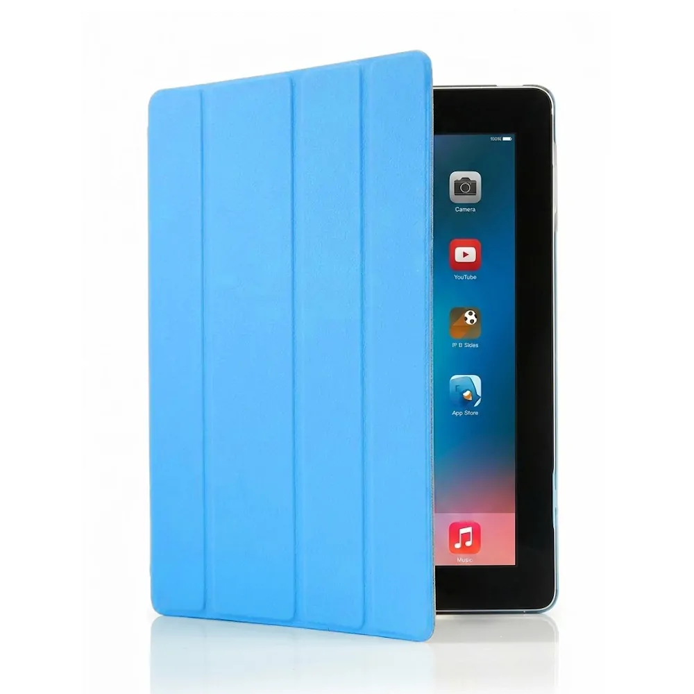 Калъф за таблет JUP Slim Fit Smart Shell Case 16037-54 10-76  Apple iPad Air 2 9 7 inch  Стойка  Светлосин