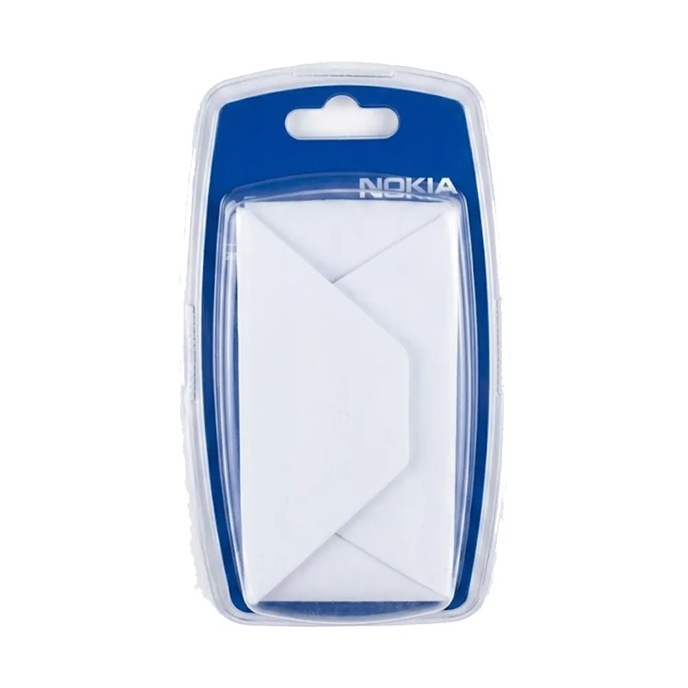 Kалъф за телефон Nokia CP-567 Carrying Case Envelope 5052324 10-79  Тип плик  Скрито копче за затваряне  Еко кожа  за телефони до 130 x 65 x 13 мм  Бял