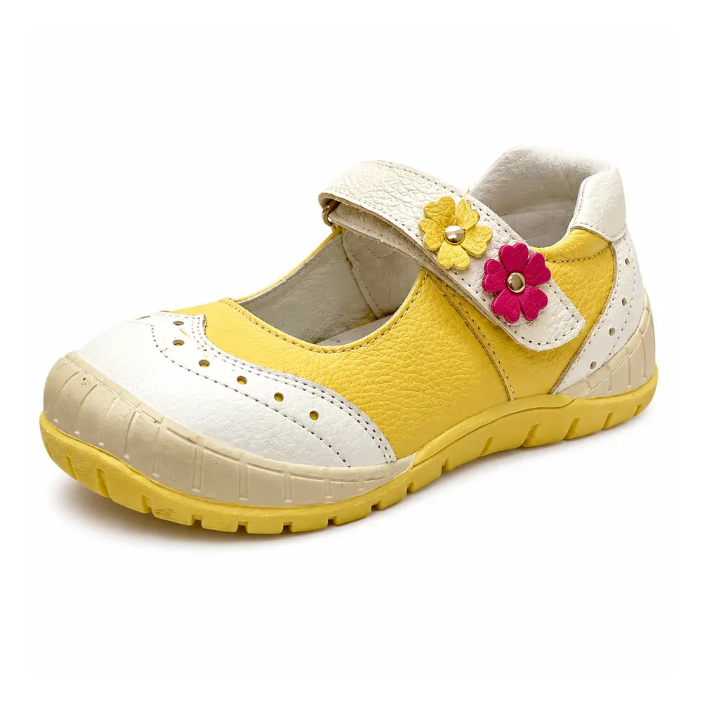Детски обувки Chippo Kids 092091 ML1-39-1  24-29  Полуотворени  Естествена кожа  Жълт