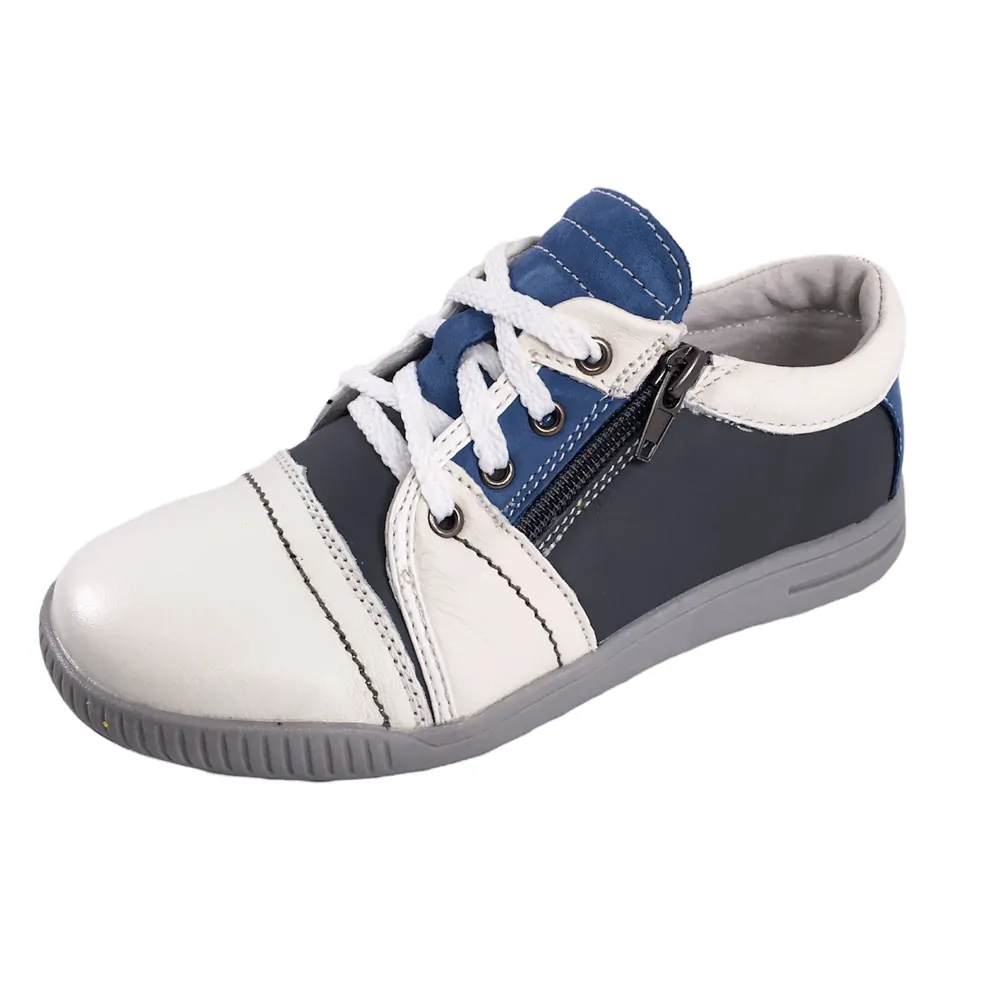 Детски обувки Chippo Kids 612710-1  25-30  Естествена кожа  Бял Сив