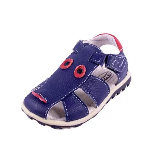 Детски сандали Chippo Kids 3882530-1  Естествена кожа  Тъмносин Червен