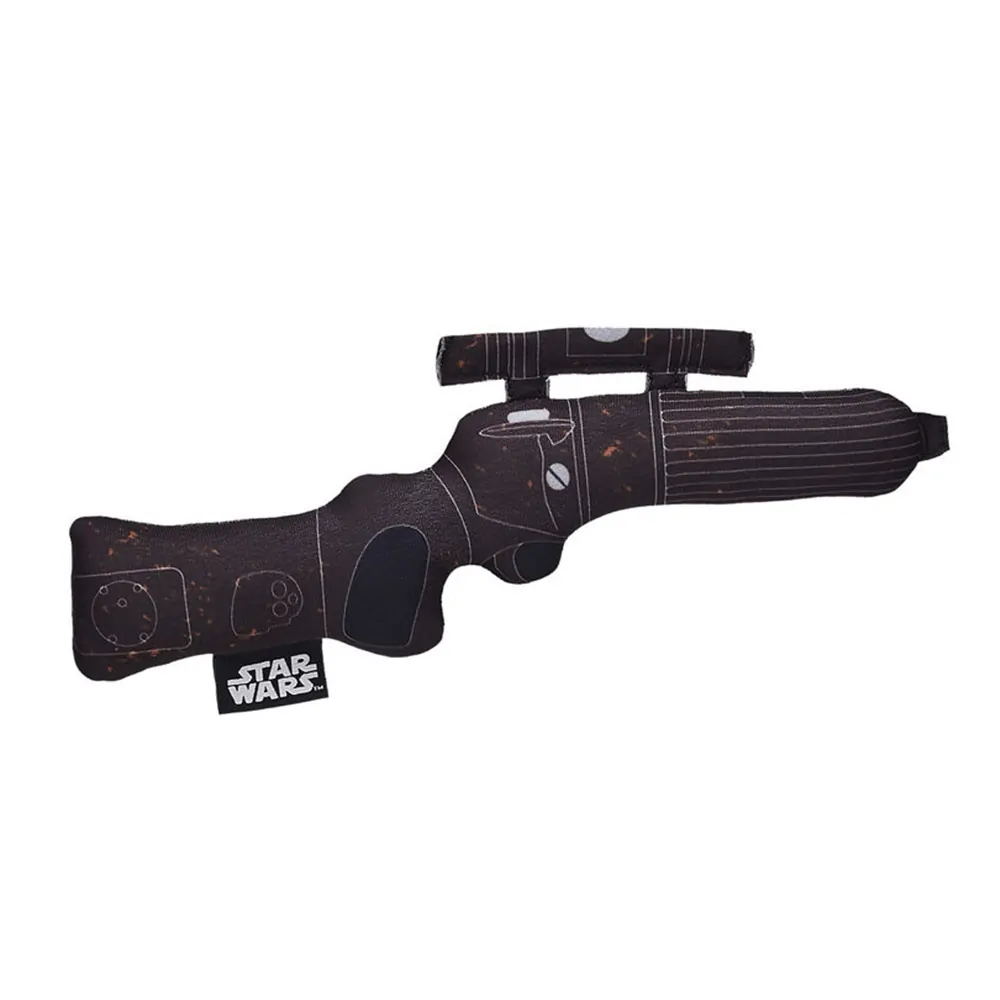 Мека плюшена играчка Star Wars Boba Fett Blaster 21-66-335, Бластер, 23,5 x 7 см, Кафяв