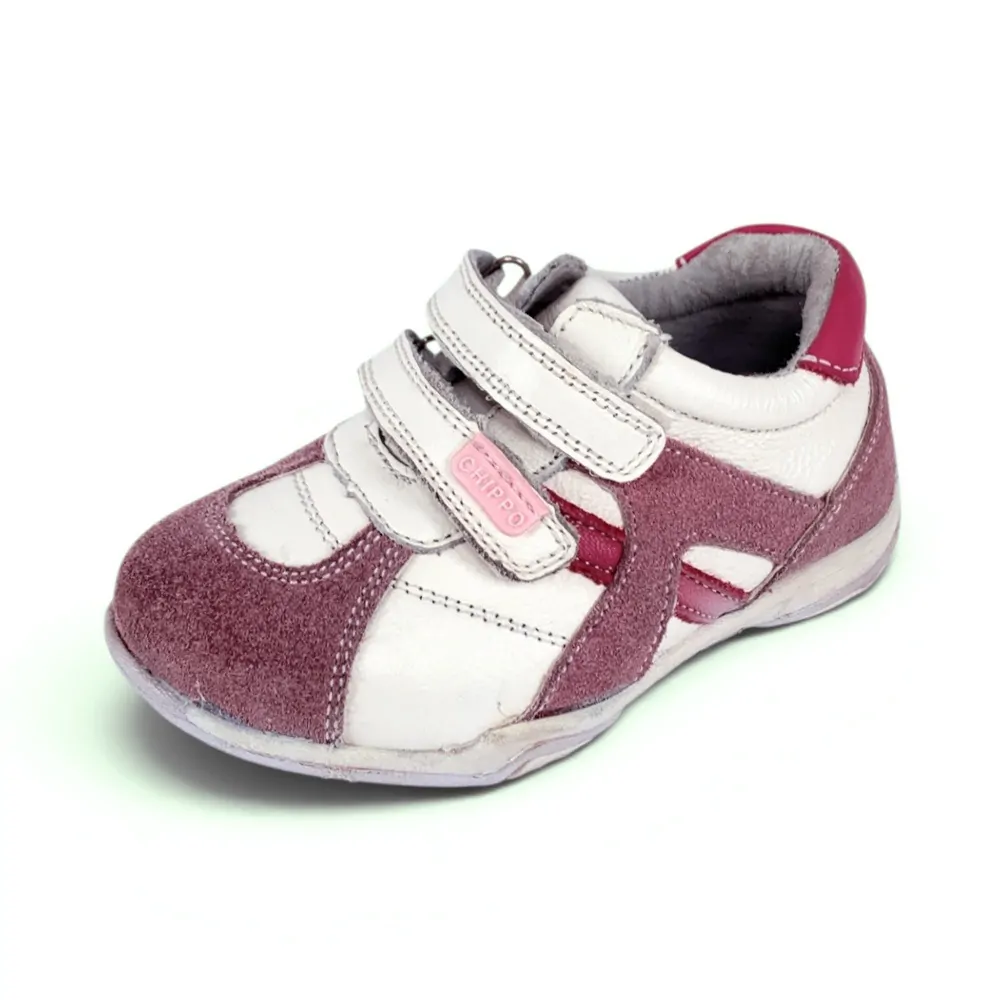 Детски обувки Chippo Kids 32613-2  25-30  Естествена кожа  Бял Розов