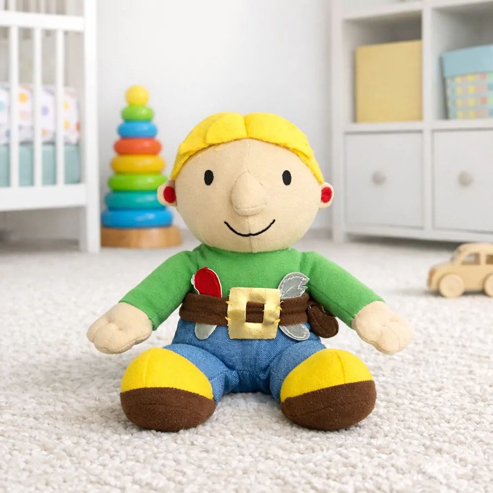 Плюшена играчка Bob the Builder 21-66-351 1-101  Wendy  Мек плюш  20 см  Многоцветен
