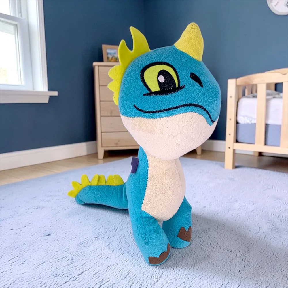Плюшена играчка DreamWorks Dragons Stormfly 21-66-354 1-130-1  How to Train Your Dragon 2  35 см  Син
