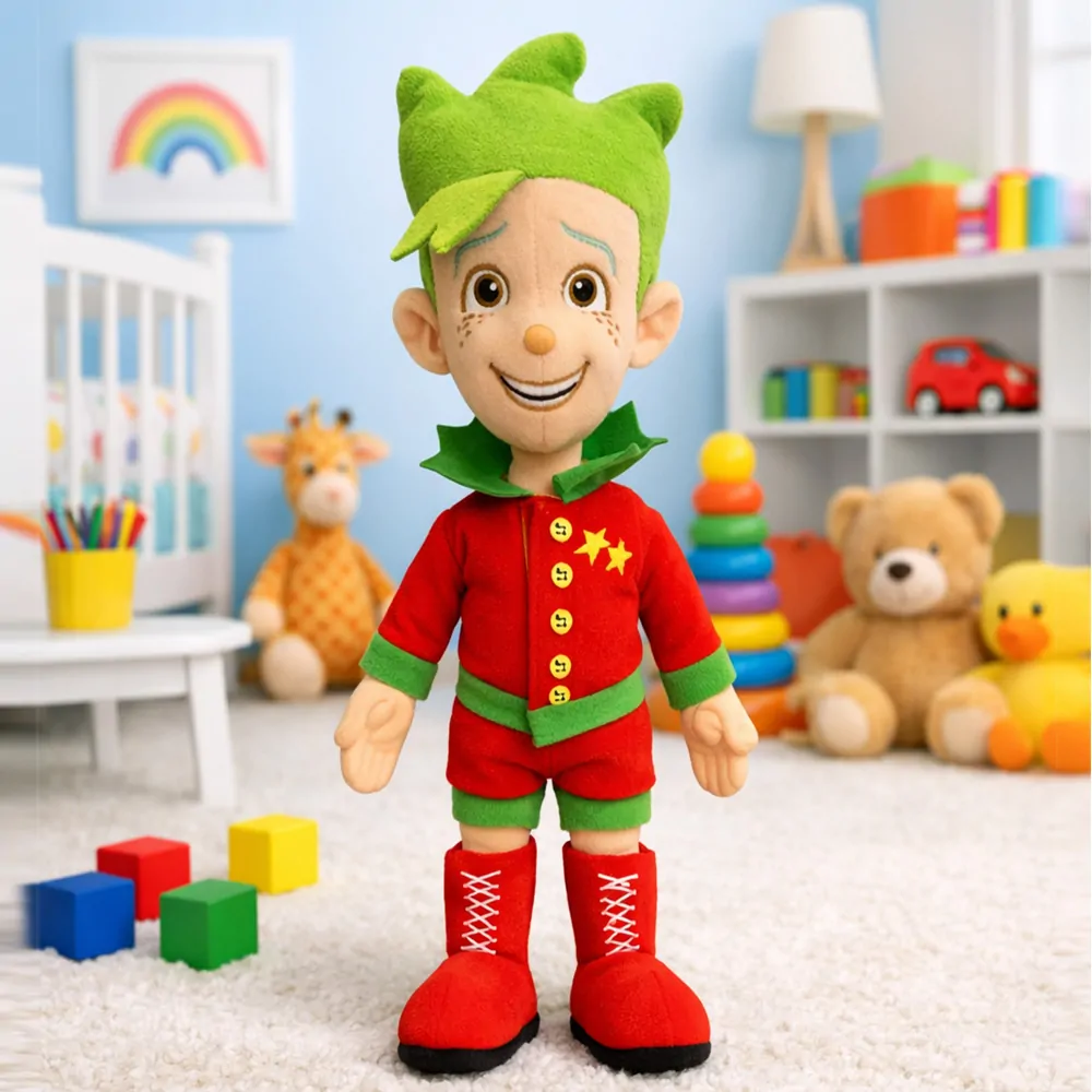 Плюшена играчка Orry and Friends 21-66-352 1-101  Зеленокосото момче Orry   Мек плюш  36 см  Многоцветен