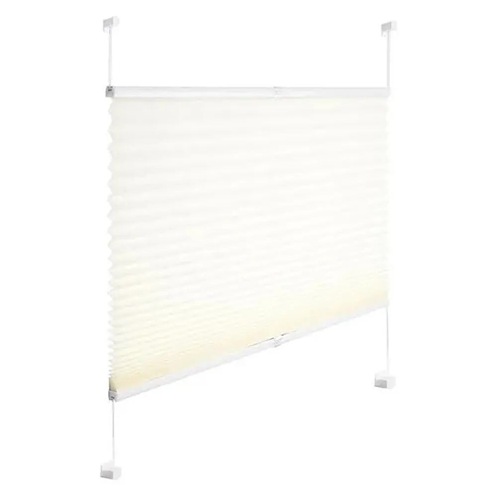 Щора плисе Woltu 7107263 ML2-25-2  Без пробиване  Непрозрачна  70 x 130 см  Крем