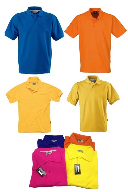 Мъжки поло Тениски с яка Slazenger 25047-50  пакет от 50 броя  модел Basic  подходящ за брандиране  S-2XL