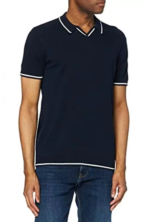 Мъжка тениска Find 2517476-AZ14458, Поло яка, Памук, Тъмносин/Navy, XS