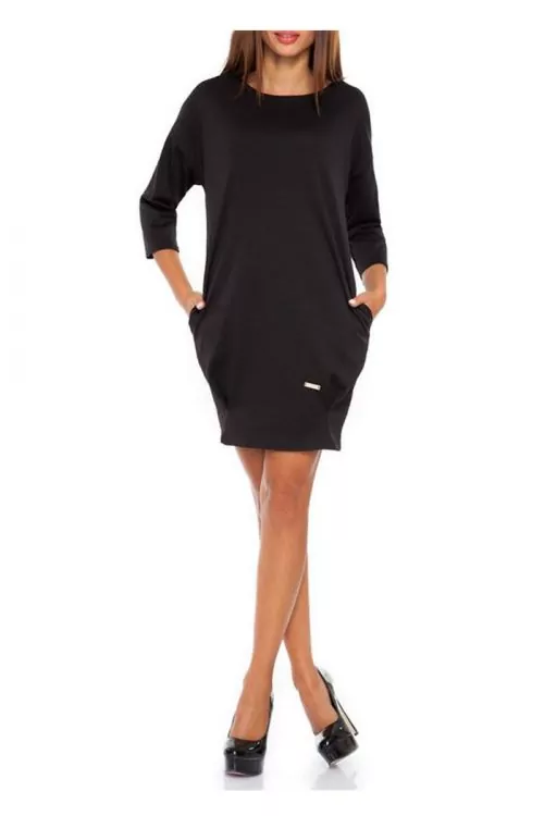 Дамска рокля JUP Cassie DRES-CASS-BK-SM  Черен  S M