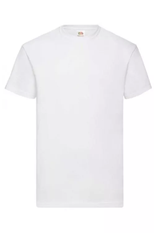 Мъжка тениска Fruit of the loom FOL-T-1PK-M-WT-M  Обло  Бял  M