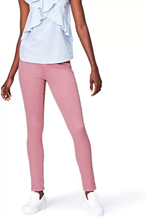 Дамски панталон Find AZ13780-0105318  Висока талия  Skinny  Пепел от рози  W32 L32  L
