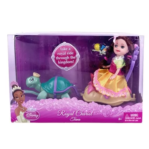 Игрален комплект Chippo Каляска Royal Cariot 750322  Включен кукла принцеса и 2 фигурки  Костенурка  20см