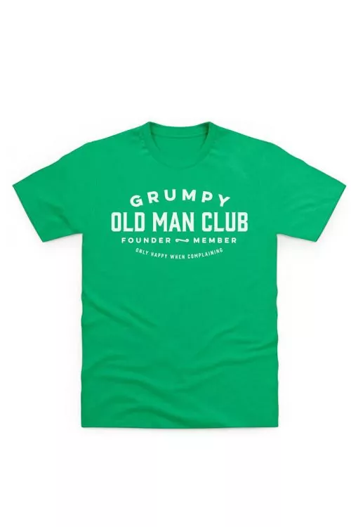 Мъжка тениска JUP Grumpy old man club TSHRT-OLD-CLUB-M-GN-M  Зелен  M