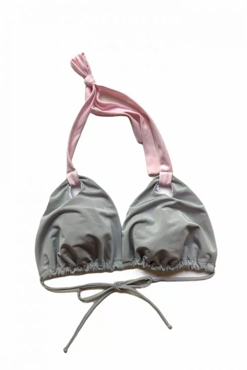 Дамски бански JUP Tiara Caliano DSW-21-104 b5782  Горна част  Без подплънки  Сив Розов  L