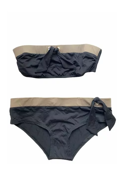 Дамски бански JUP Culture Beach DSW-23-28  Комплект от 2 части  Без подплънки  36EU