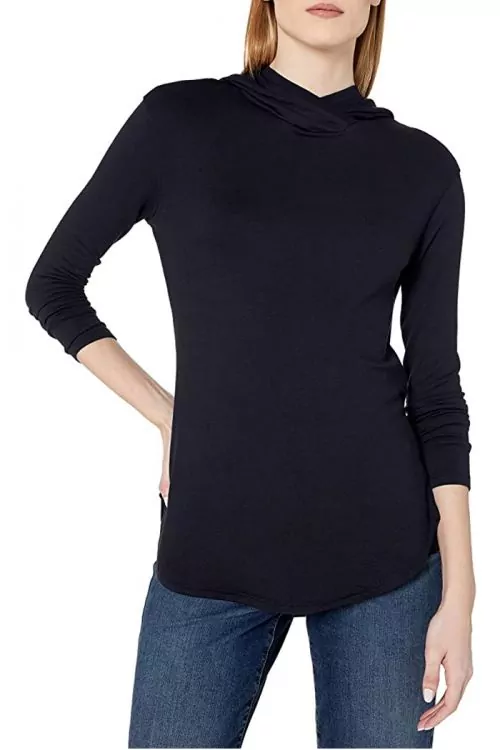 Дамска блуза Find Daily Ritual 8894436-AZ14496  С качулка  Тъмносин Navy  M
