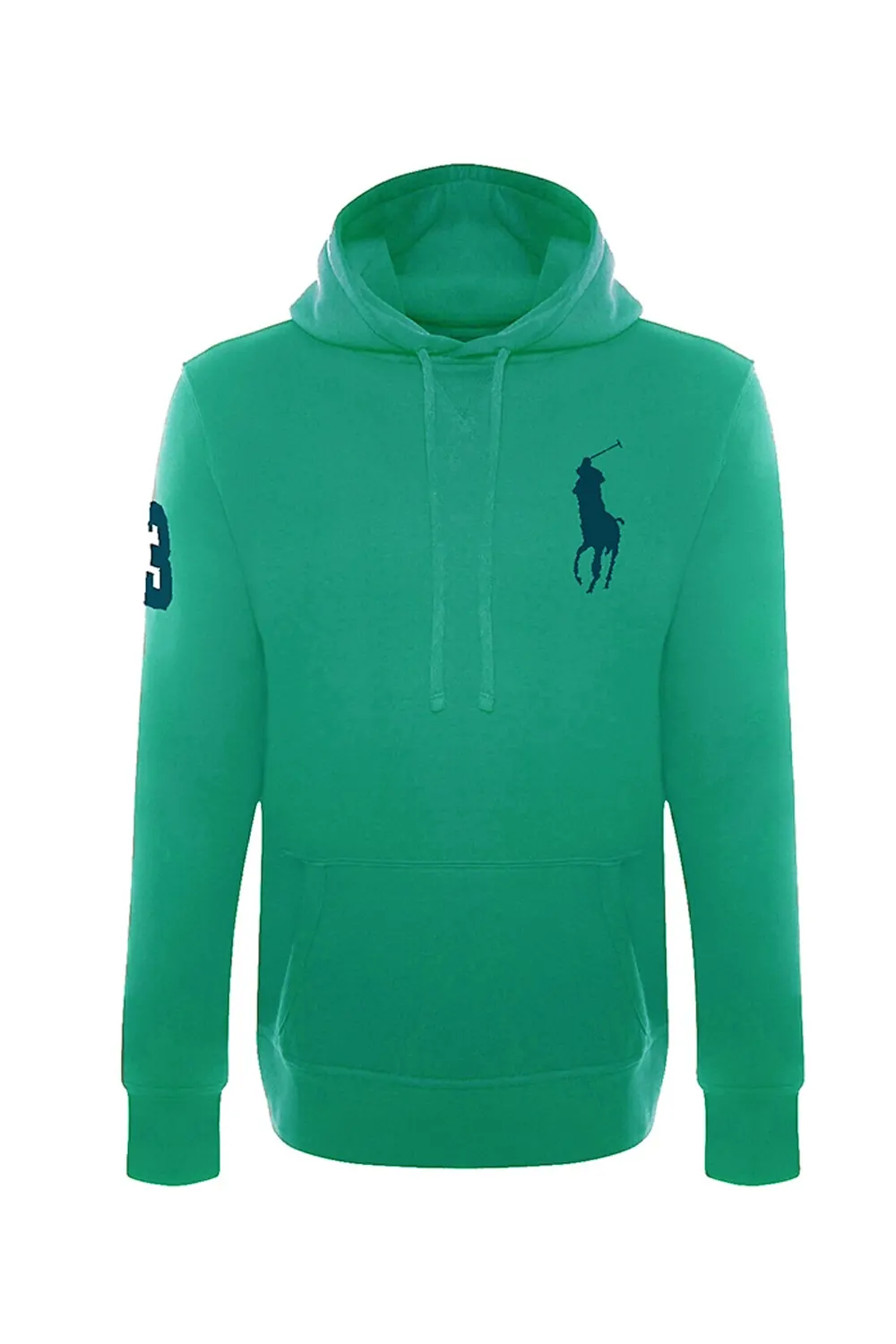 Мъжки суитшърт Polo Ralph Lauren 15198401 10-469  с качулка  Зелен  2XL