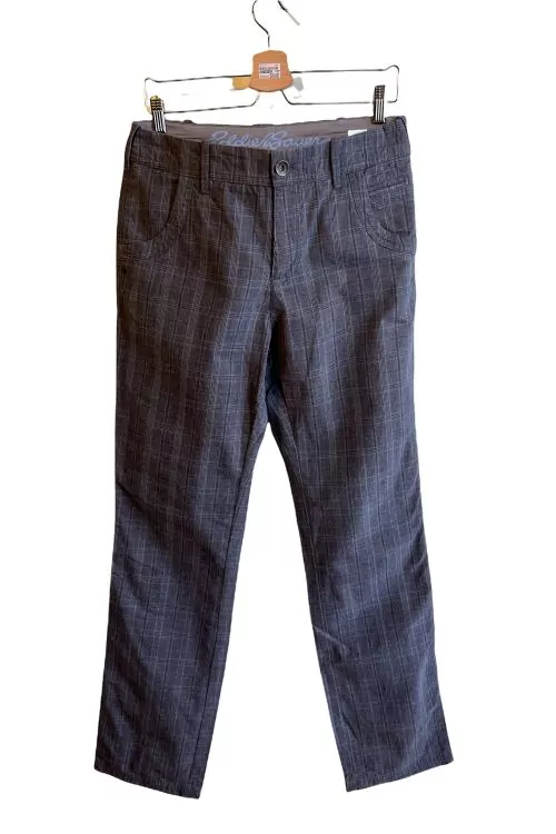 Мъжки панталони Eddie Bauer 141415 10-71  Сиво каре  W31 L34