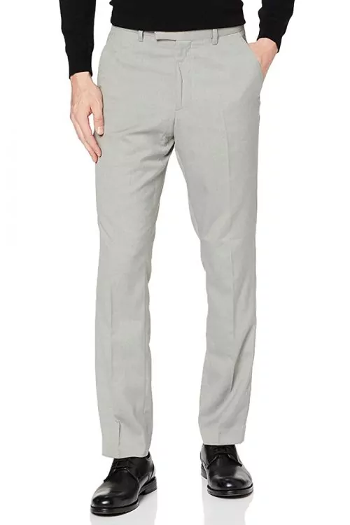 Мъжки смокинг панталон Find AZ14119-0148032  Regular fit  Памук  Светло зелен  W30   L32
