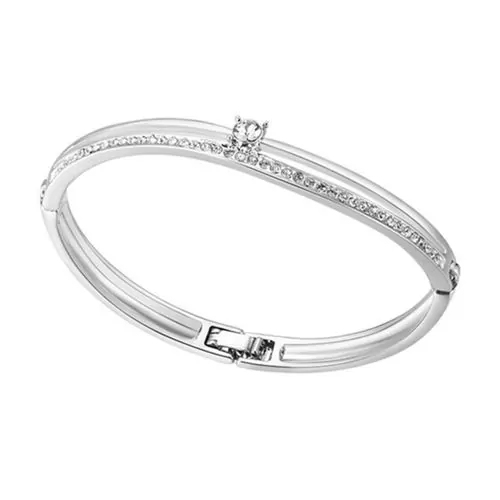 Гривна със SWAROVSKI Elements Gleeven 16272185 11-26-747  Сребрист