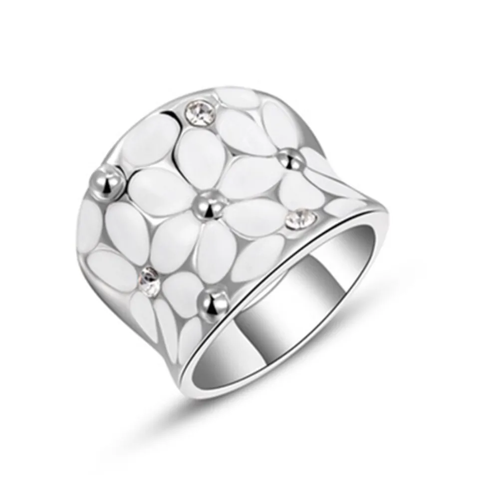 Масивен дамски пръстен My Charms Daisy с кристали Swarovski elements  Сребрист  р-р 6  16291528  11-26-460