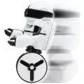 Смарт робот WowWee MiP 158219 2-91,  Ходещ, Танцуващ, Изпълняващ команди, Бял, 22 см_2