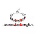 Коледна гривна Philip Jones 16760928, С кристали Swarovski Elements, Сребрист_2