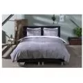 Единичен спален комплект "Grand Hotel"  Nightlife, 3 части, Плик - 140/200/220 , 2 калъфки 60 х 70  см, 100% памук, Сив,17793809 6-55-18_0