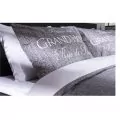 Единичен спален комплект "Grand Hotel"  Nightlife, 3 части, Плик - 140/200/220 , 2 калъфки 60 х 70  см, 100% памук, Сив,17793809 6-55-18_1