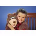 Одеало Cuddle Uppets 856021, Плюшено одеало Mечка,  Играчка и одеало 2 в 1, 100x70cm, Кафяв 1