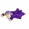 Одеало Cuddle Uppets 856038, Плюшено одеало Маймуна, играчка и одеало 2 в 1, 100x70cm, Лилав_4