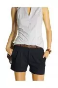 Дамски къси панталони New Collection 158038503-10-25, Chino стил, Черен, M_2
