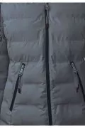 Дамско дълго яке Cecil Е-181021463 10-48, Капитонирано, Сваляща се качулка, Тъмносин, XL_1